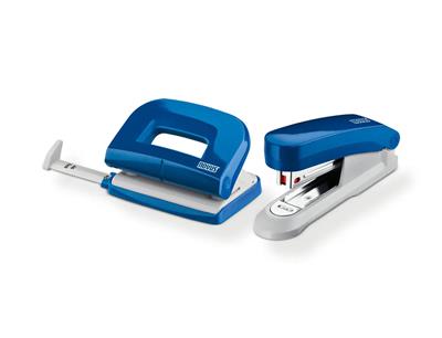 Set Taladro E210 + Grapadora E15 (Azul/Gris)