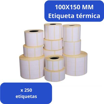 Rollo de etiqueta Termica Top 100mm x 150mm x 250 Buje 4cm
