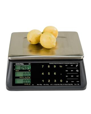 Balanza Systel Micra 30kg Sin Mastil - Con bateria