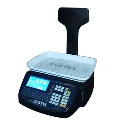 Balanza Systel Cuora Max Black 30 kg con torreta U