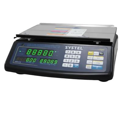 Balanza Systel Clipse Black 31kg x 5 gr