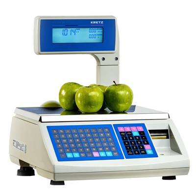 Balanza Kretz Report Visor Alto LT 30Kg. USB + BLU