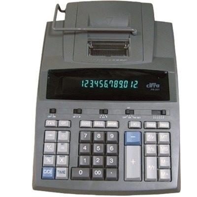 Calculadora Cifra PR-235 (Uso Intensivo - Cinta Bicolor Negro/Rojo)